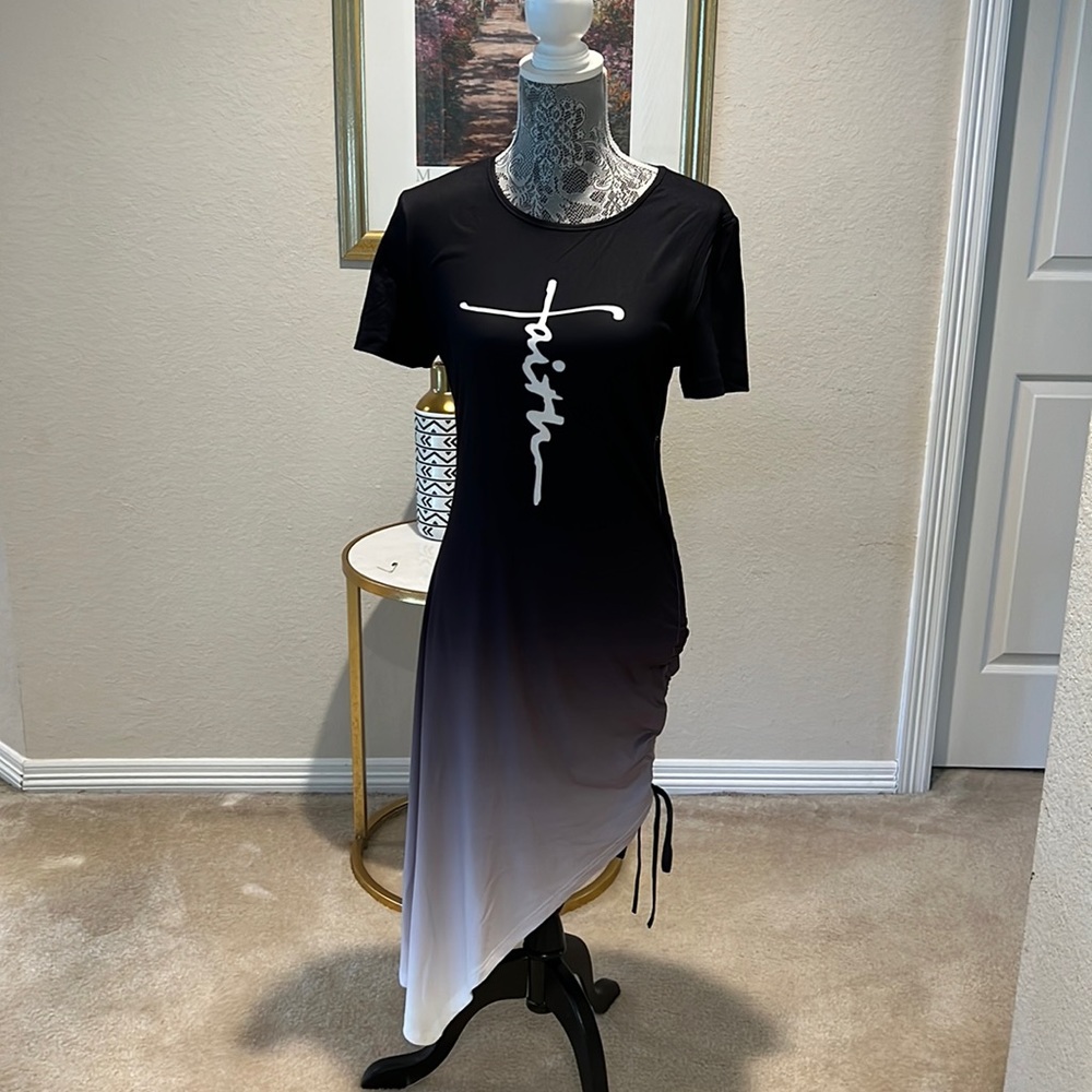 Black Asymmetrical Dress